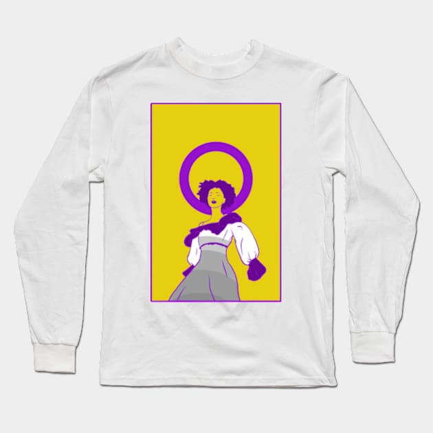 Intersex Pride Long Sleeve T-Shirt by AquaMockingbird